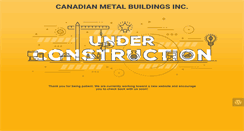 Desktop Screenshot of canadianmetalbuildings.com